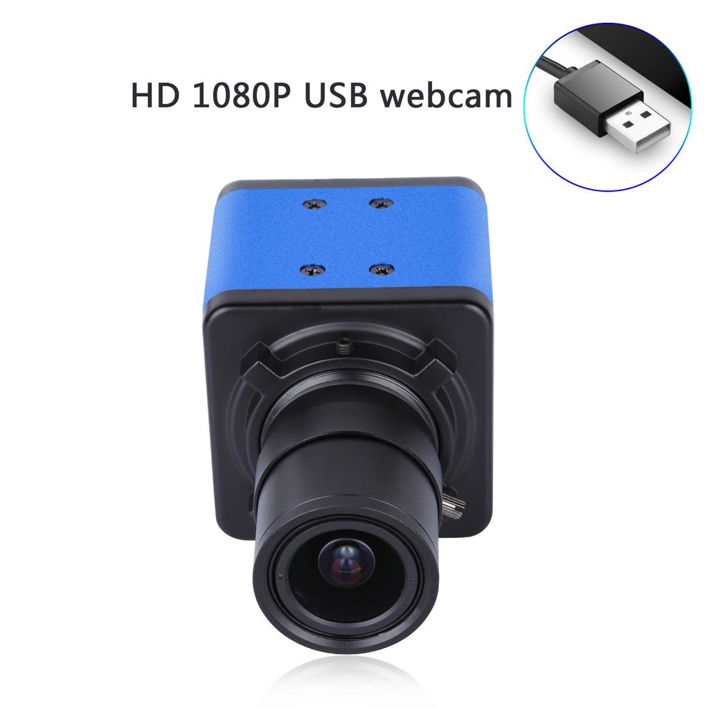 1080P HD Camera Computer Camera Webcam 2 Megapixels 5X Optical Zoom 155 Degree Wide Viewing Manual Focus Auto Exposure