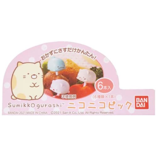 [.co.jp Exclusive] Bandai Sumikkogurashi Bento Nico Nico Picks (6-Pack x 2-Pack)
