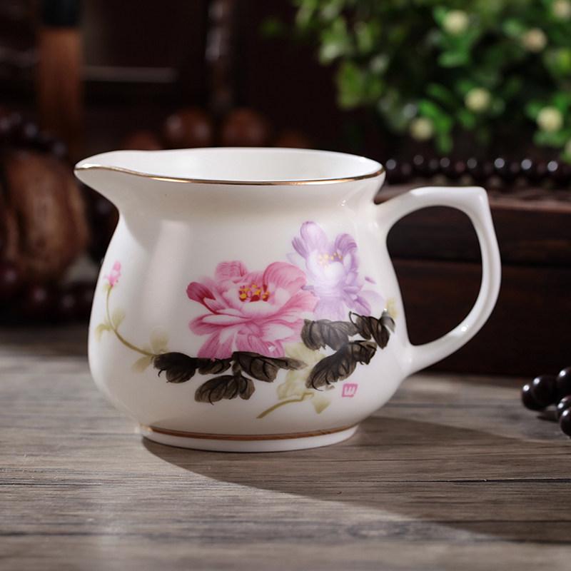 Tea Sea Blue & White Porcelain Gong Dao Bei: 250ml Spare Parts Milk Jug & Tea Separator Cold Pot.