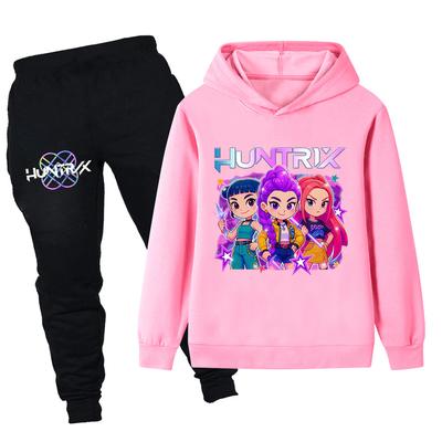 Kids Clothing Sets Hot Selling Kpop Witch Hunt Printed Children's  Hoodie Sweatshirt Set