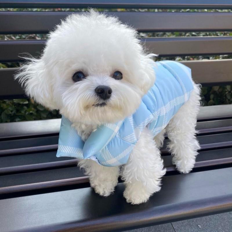 Warm Winter Dog Coat Small Medium Dogs Coral Fleece Pet Vest Ins Style Four Legs Optional