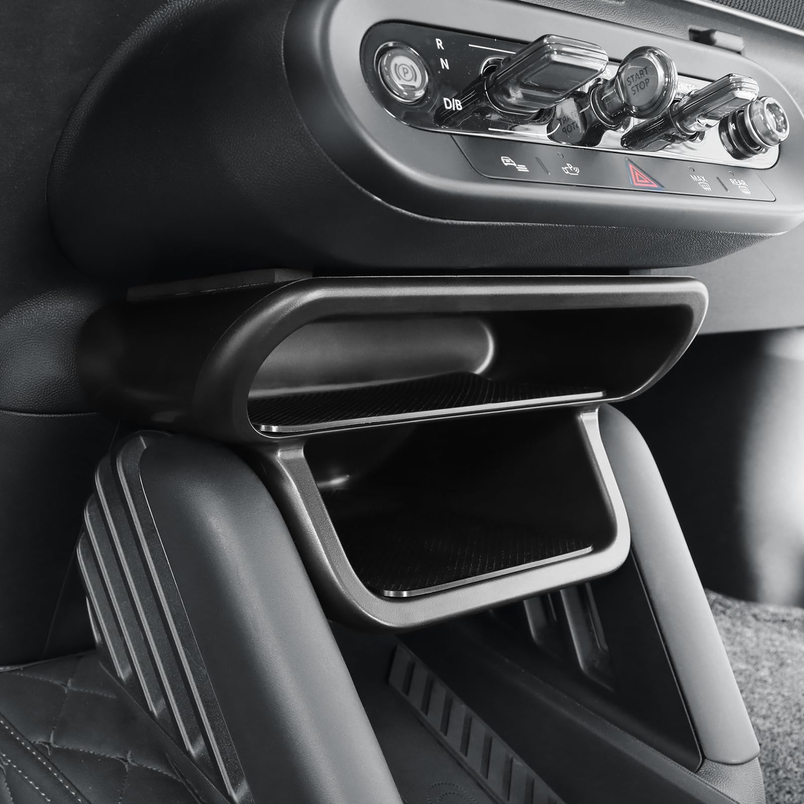 KUNGKIC ACEMAN Center Console Tray/Box for Mini Cooper J01, SE, S, and J05 (2024-2025) - Interior Storage Box, Accessory (ABS Basic Type)