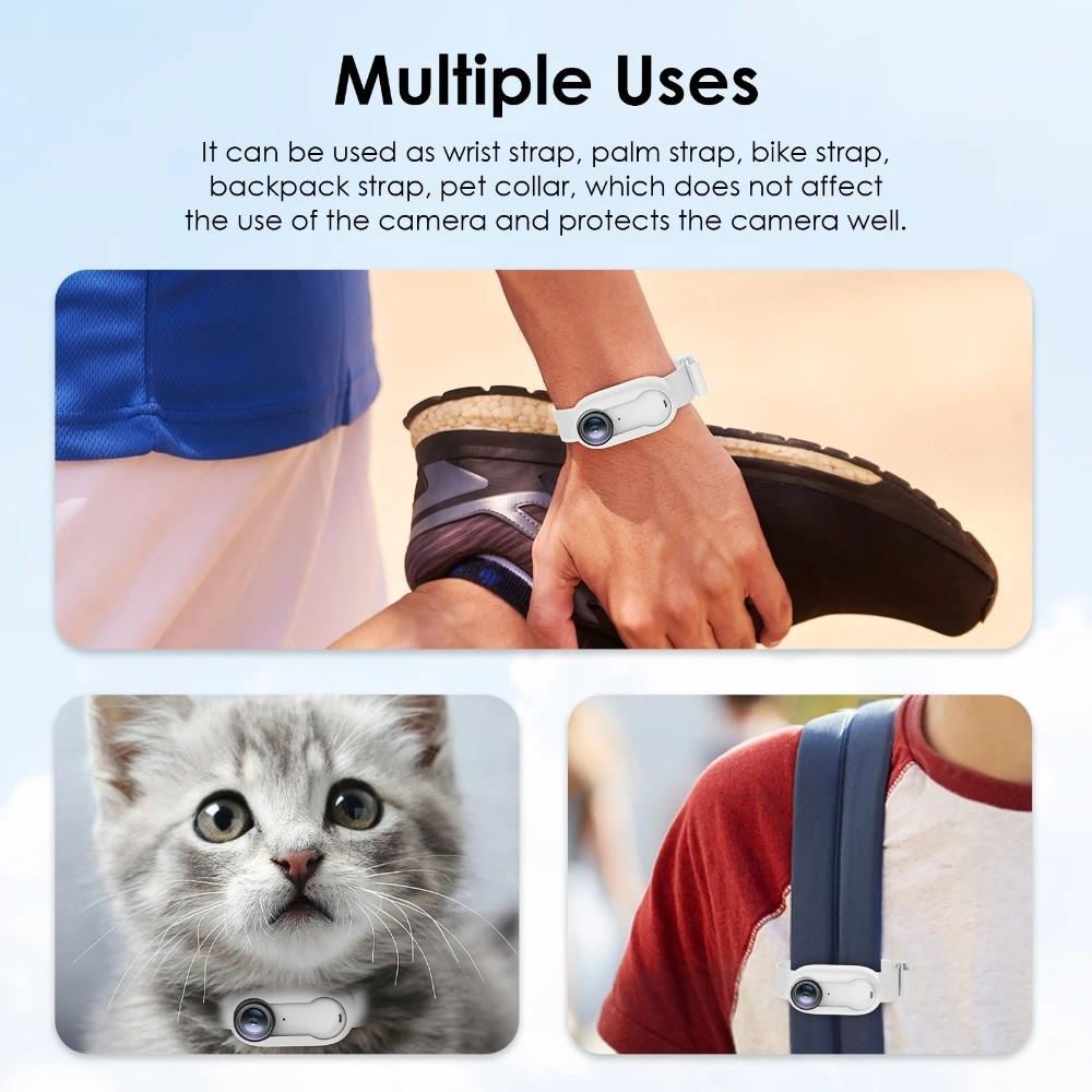 Anti-Lost Wrist Band for Insta360 Go3 Soft Silicone Adjustable Strap Waterproof Anti-Slip Hand Strap for POV Shooting Camera