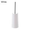 Cleaner Long Handled with Base Toilet Brush Holder Set Toilet Brush Standing Stand Cleaning Brush