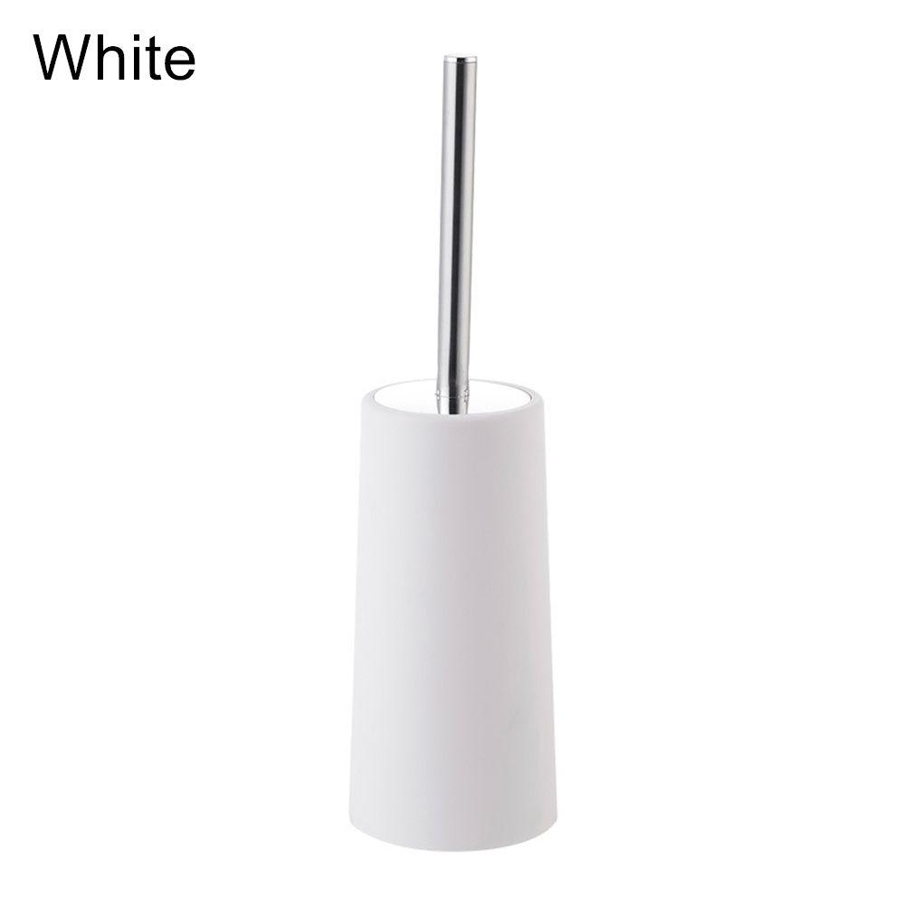 Cleaner Long Handled with Base Toilet Brush Holder Set Toilet Brush Standing Stand Cleaning Brush