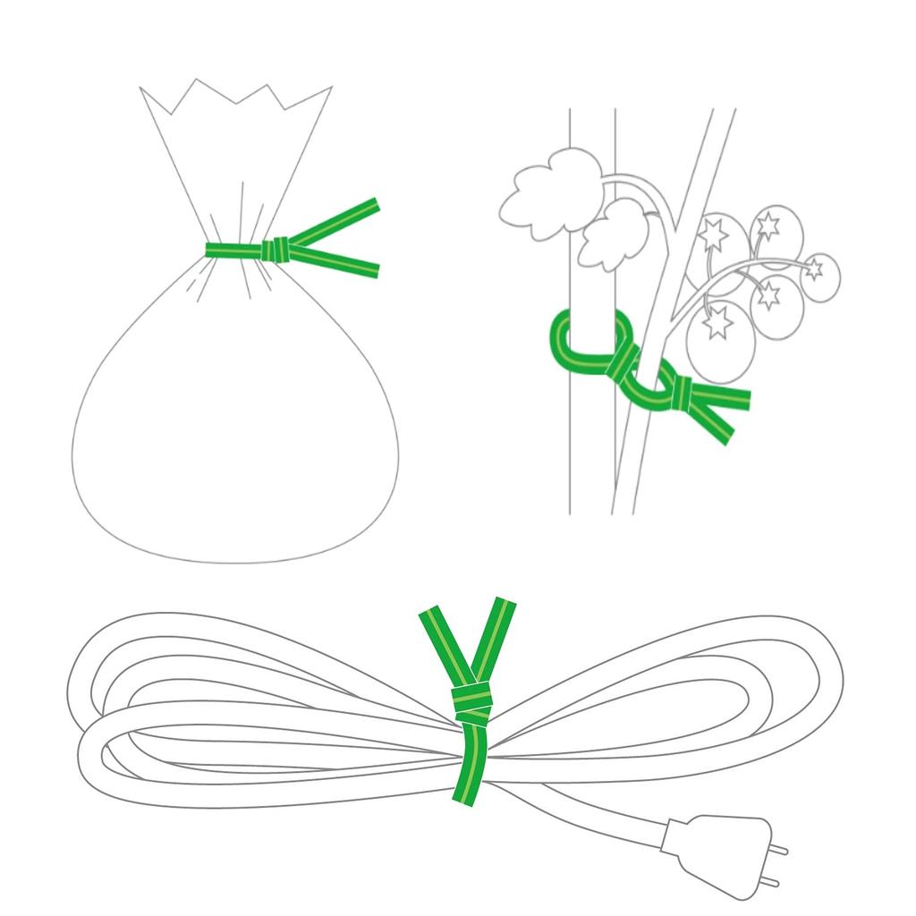 Vinyl Tie, PVC 0.1 x 4.7 inches (4 x 12 cm), Cut Product, Red,