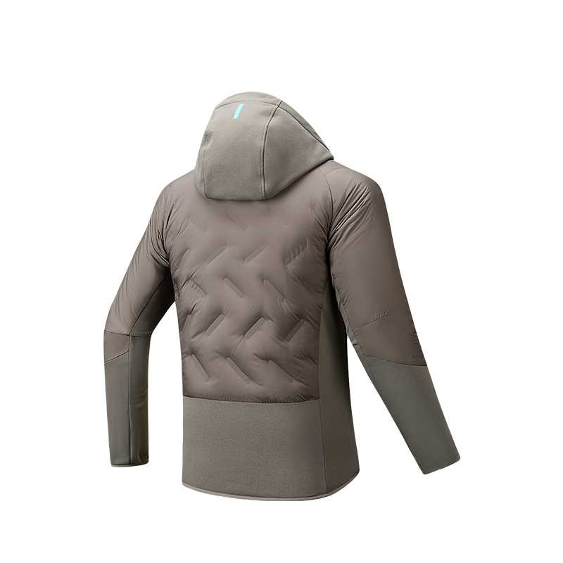 Anta Running Series Zipper Hooded Windproof Slim Fit Jacket Men Jackets 152545604-1