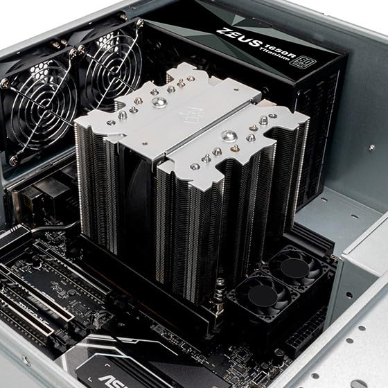 Silverstone CPU Intel LGA AMD Socket TDP Authorized Japanese Distributor Cooler, 4677/4710, SP5/SP6/sTR5/SP3/TR4/sWRX8/sWRX9, 450W, 4U,