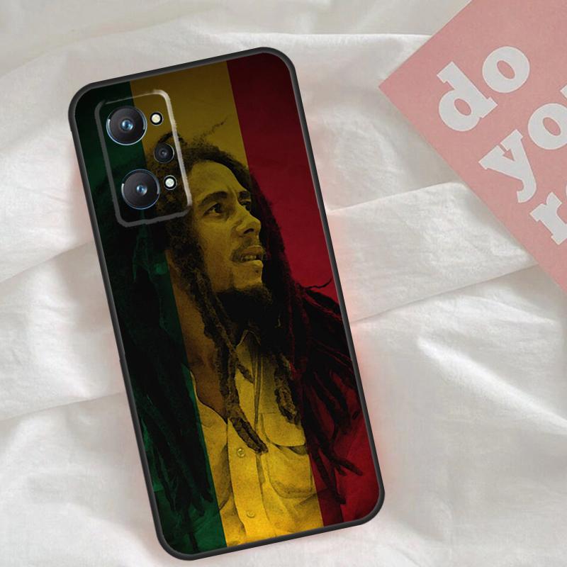 Reggae Bob Marley For Realme C30 C31 C33 C35 C55 C21Y GT Neo 5 3T 2T OnePlus 11 10 9 Pro Nord CE 3 2 Lite Case