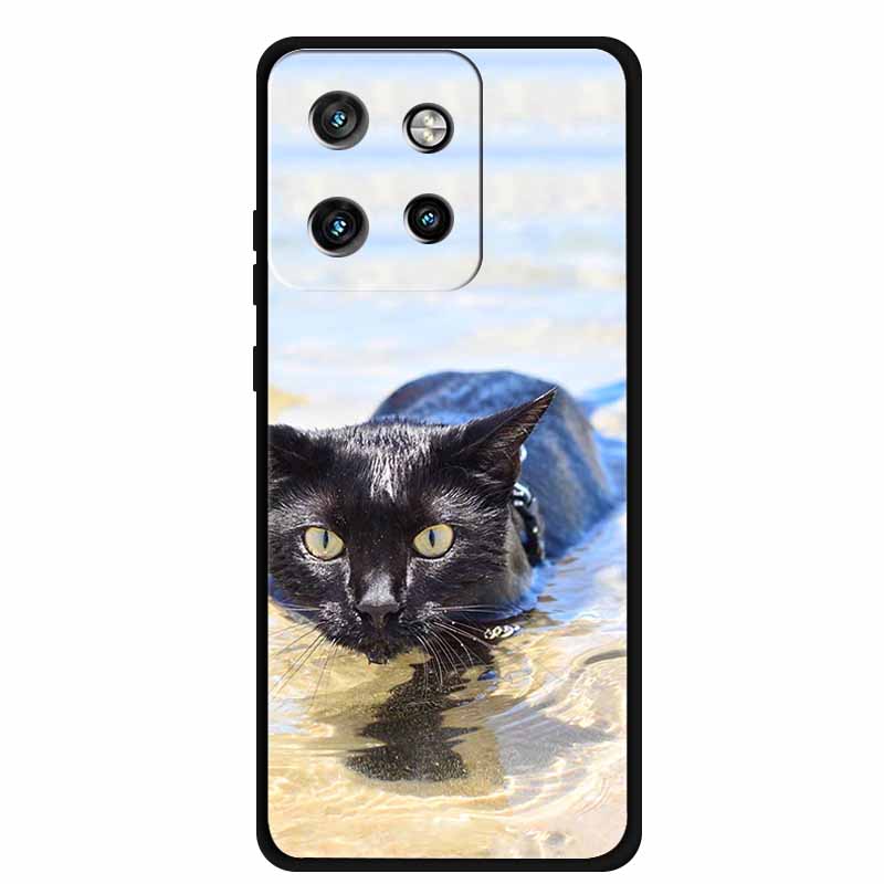 Soft Case For Motorola Moto G75 5G Cover Silicone Print Luxury Flower TPU Soft Phone Cases For Moto G75 5G  Animal Colorful TPU
