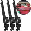 2pcs Car Back Seat Hook Multi-function Rear Seat Headrest Hanging Hook Umbrella Holder Seat Back Storage Hook Auto Interior Tool
