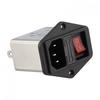 Kompaktowy i 6A Gniazdo IEC Filtr zasilania dla Różnych Urządzeń Komunikacyjnych