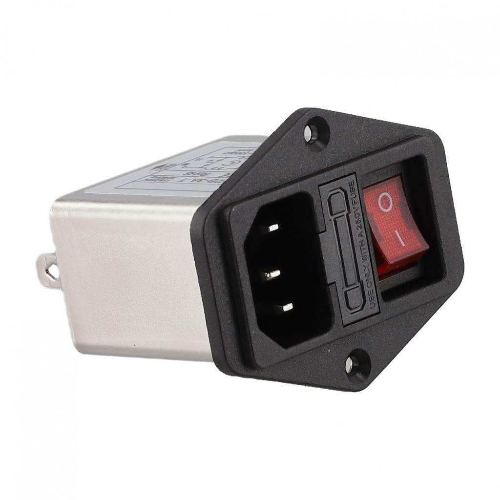 Kompaktowy i 6A Gniazdo IEC Filtr zasilania dla Różnych Urządzeń Komunikacyjnych