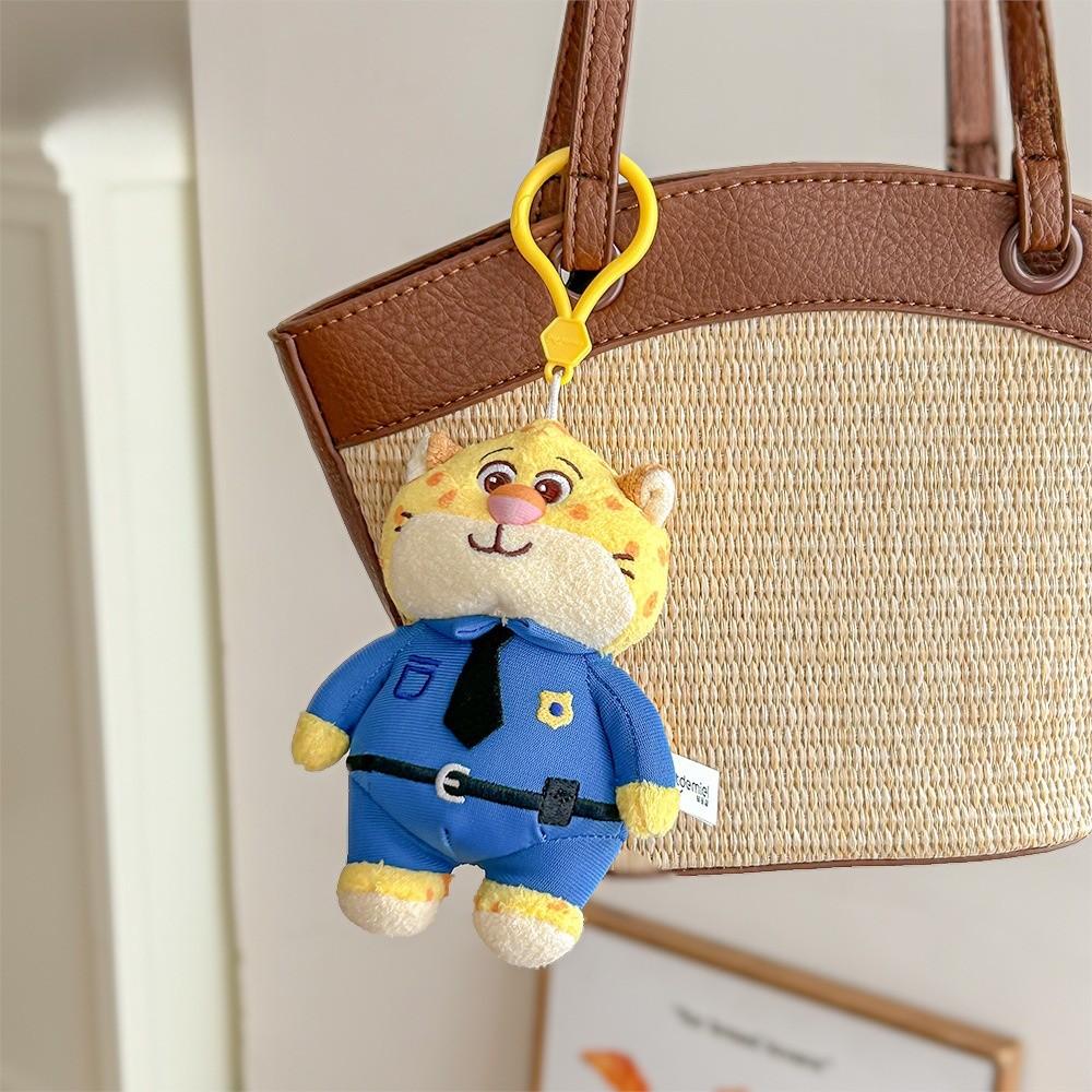 Zootopia Plush Themed Toy Nick Judy Cartoon Keychain Pendant Backpack