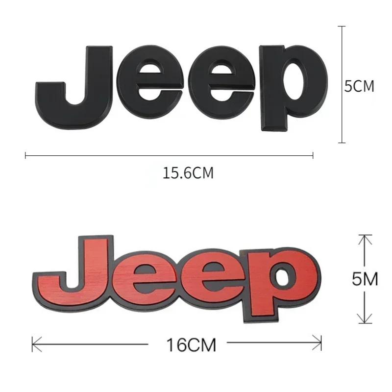Für Jeep Für Jeep Grand Badge Cherokee Wrangler Renegade Compass JK Patriot Auto Frontklappe Emblem Karosserieseite Heckklappe Emblem