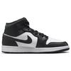 Air Jordan 1 Mid SE Panda Elephant Men Sneakers Black Off-Noir White FB9911-001