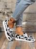Foreign trade 2025 spring new European and American large-size casual shoes, light, comfortable and versatile trendy women's shoes