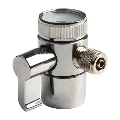 Piezas de repuesto para grifo de filtro de agua de latón Válvula desviadora Sistema RO Conector para tubo de 1/4" Accesorios Válvula desviadora para grifo de cocina