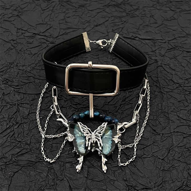 Purple Butterfly Clavicle Necklace - Elegant Women's Choker with Luxurious Design, 2025 Edition