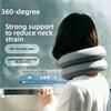 New Design Freely Shapeable Travel Pillow Easy To Storage Nylon 360°Neck Pillow Adjustable Portable Travel Neck Pillow Office