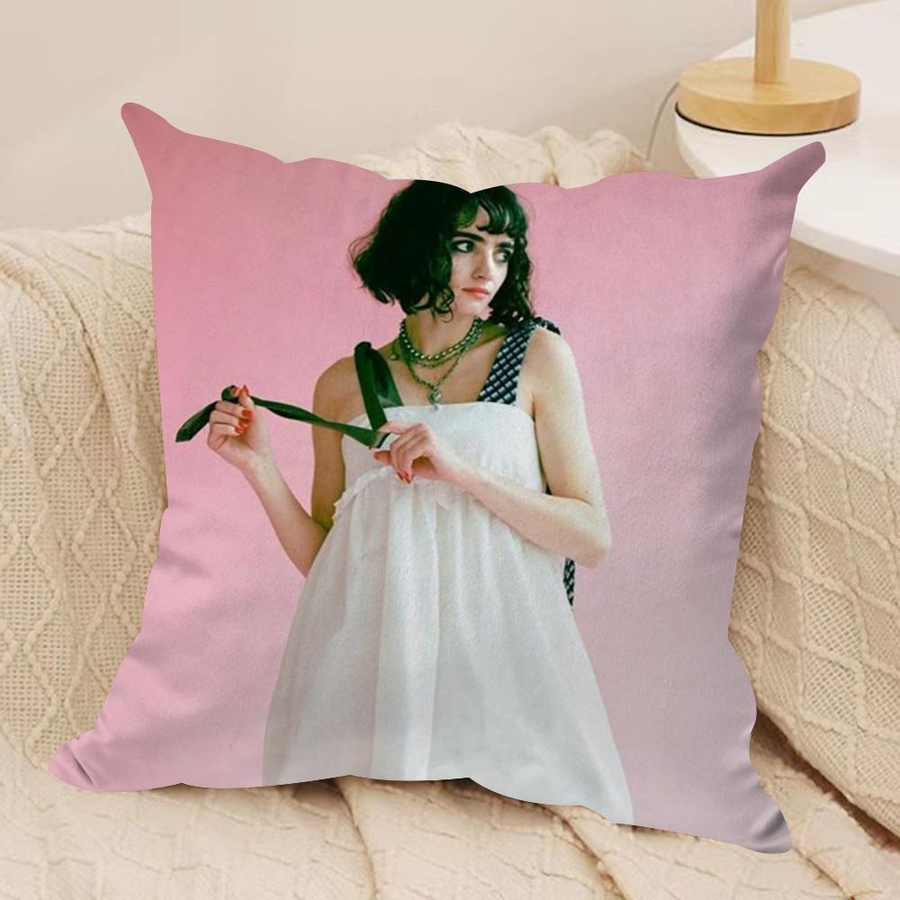 Band S-Sir Chloe Cushion Cover Soft Plush Fabric Double-Sided Printed Sofa Cushion Cover for All Seasons Home Decor Gift