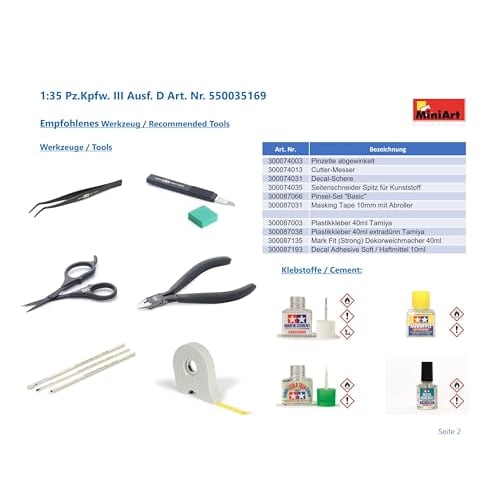 Miniart 1/35 Panzer III Ausf.D Plastic Model
