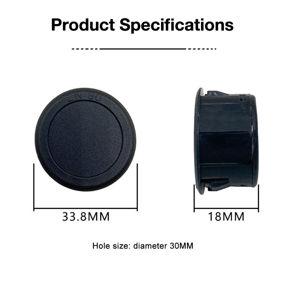 New DC 4-100V LED Digital Display Circular Two-wire Voltmeter DC Digital Voltmeter Head Display Reverse Connection Protection