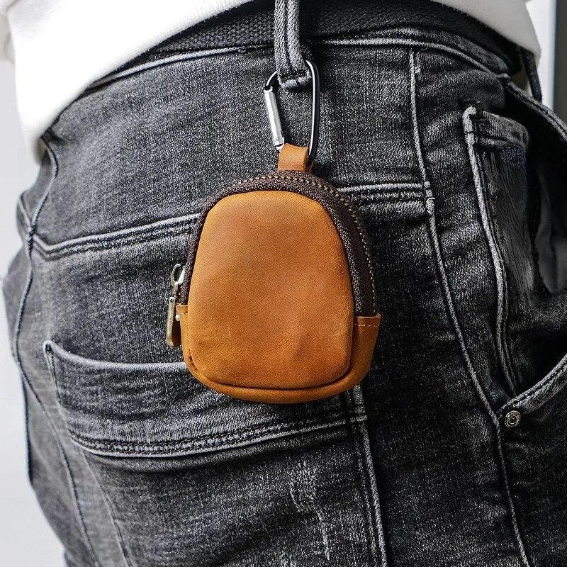 Мини-портмоне из натуральной кожи для мужчин и женщин — фото 5