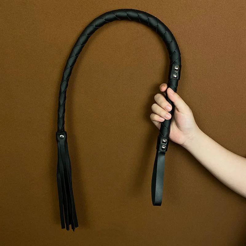 85CM High Quality Pu Leather  Whip Spanking Paddle Slave Spanker BDSM Fetish Couple Cosplay Games SM Flirting Fetish Sex Toys