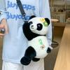 Panda Cartoon Girls Plush Backpack With Zipper Closure And Inner Pocket Perfect