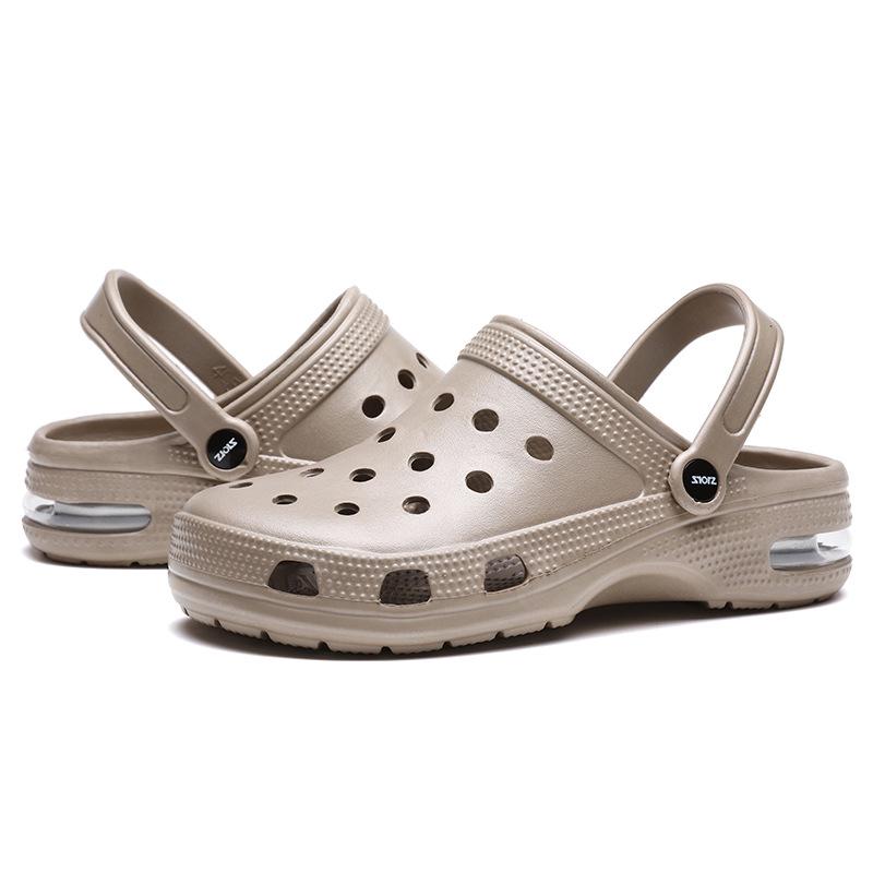 Men s Lightweight EVA Air-Cushion Beach Shoes with Thick Sole and Perforated Design for Summer Comfort 38-39