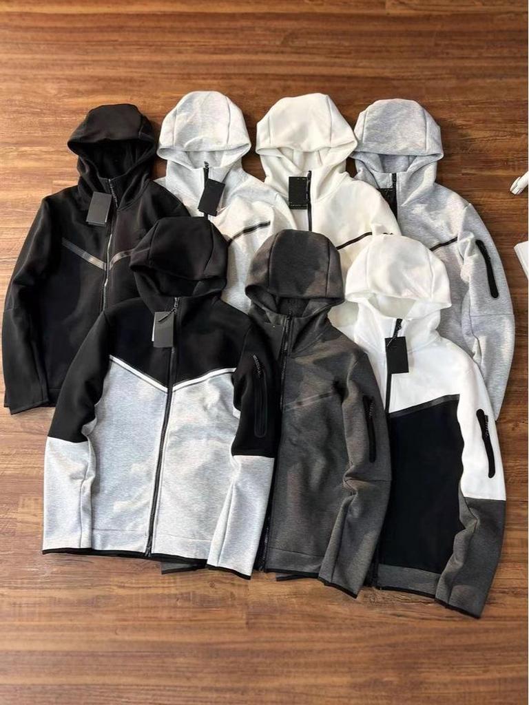 Herren Heat-Bonded Strick-Kapuzenpullover für Frühling/Herbst Lässiger Sport 490