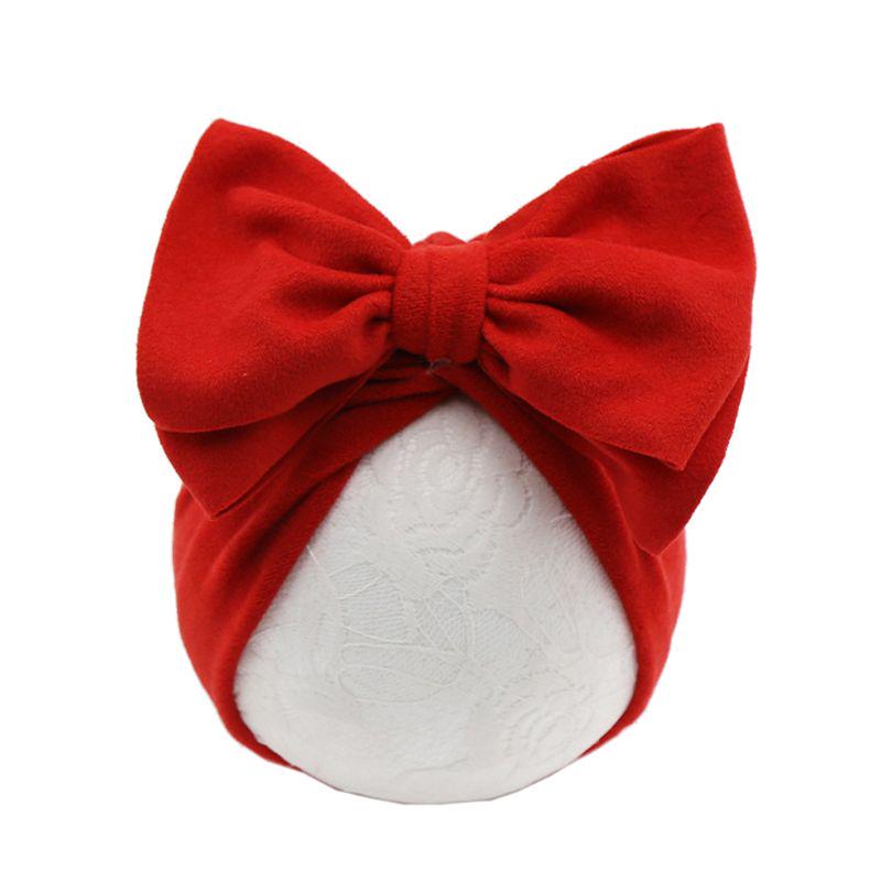 

Baby Hat дівчата луки тюрбан капелюх дитячої фотографії реквізит діти шапочка діти Cap червоний