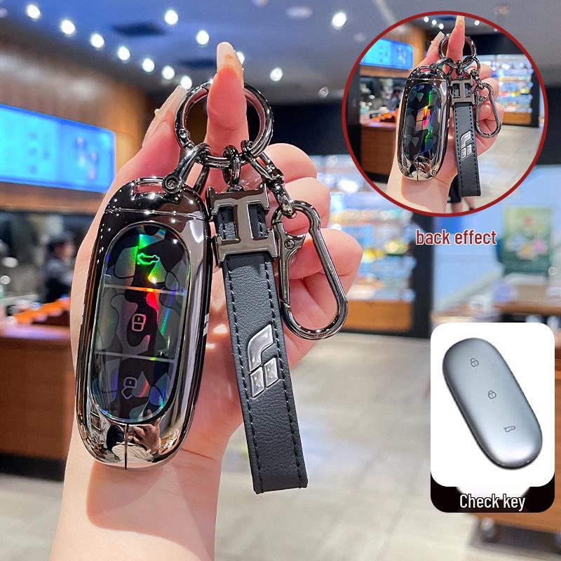 Li Auto Key Cover: Fits 25 L7, 24 L9, One, and L8 Models with Premium Metal Buckle and Full Protection for L6