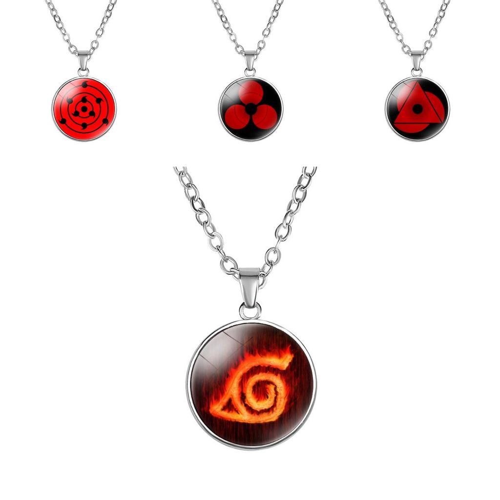 Exquisite Naruto Time Gem Pendant Necklace Alloy Charm Anime Jewelry Gift
