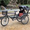 Vintage Classic Simulation Tricycle Toy Three Wheeled Bike Miniature Model  Desktop Ornaments