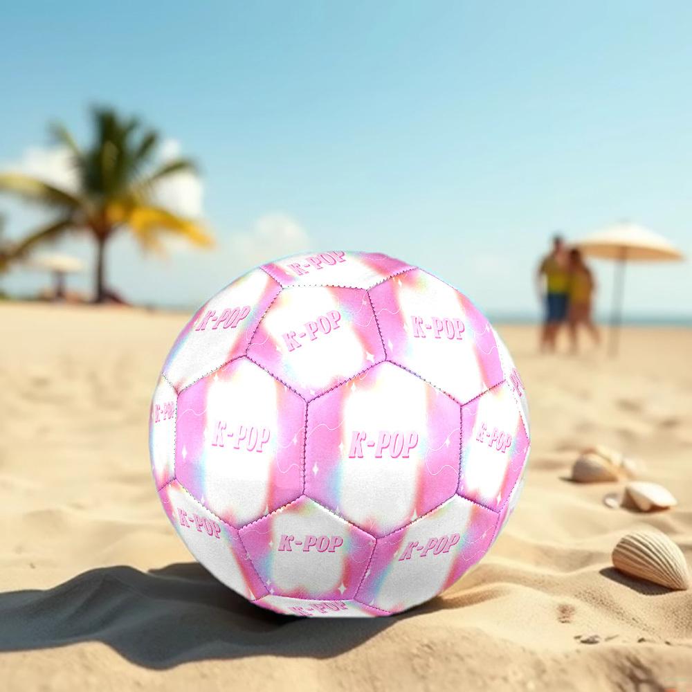 1pc Kpop Dreams Size 5 Soccer Ball Professional Match Training Football Indoor &Outdoor Sports Ball Lightweight Durable C6549