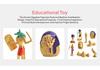 12 Pieces Ancient Egypt Toys Egyptian Statues Figure Interactive Pyramid Mummy for