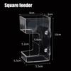 Transparent Aquarium Feeders Ring Acrylic Fish Tank Food Dispenser  for Baby Fish Shrimp