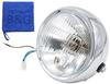 Liten frontlykt 160mm Glasslinse Frontlykt Varios Zephyr 400 ZRX400 Forkrommet XJR400R SR400 XJ400 TW200 Eliminator Monkey Sølv