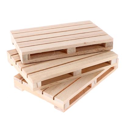1Pcs Mini Wooden Pallet Beverage Coasters For Hot And Cold Drinks Wood Pallet Coasters Flower Pot Cushion
