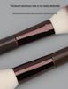 13-Piece Brown Makeup Brush Set: Soft Brushes for Concealer, Lip, Eyeshadow, Powder, and Detail Work.
