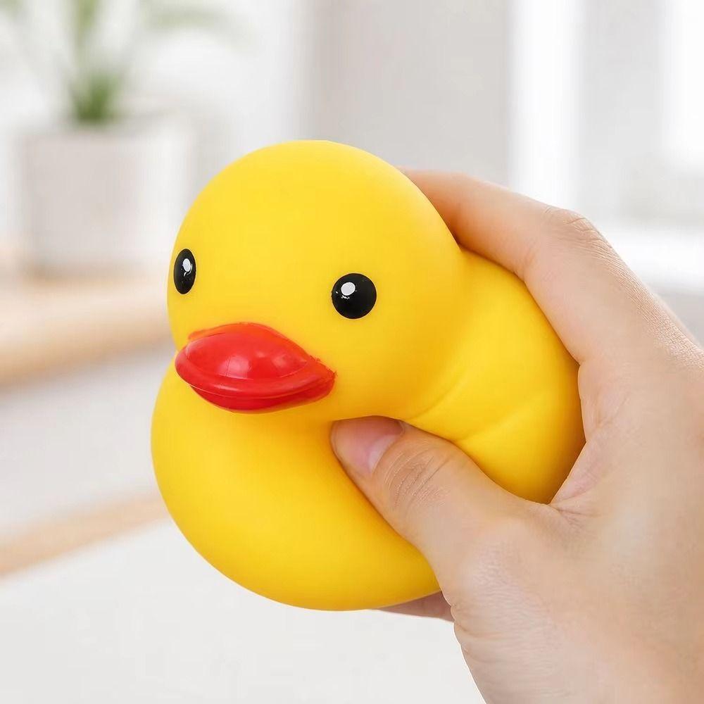 Animals Duck Pinch Toy Soft Texture Sensory Stress Toy Portable Squishy Duck  Kid Adults