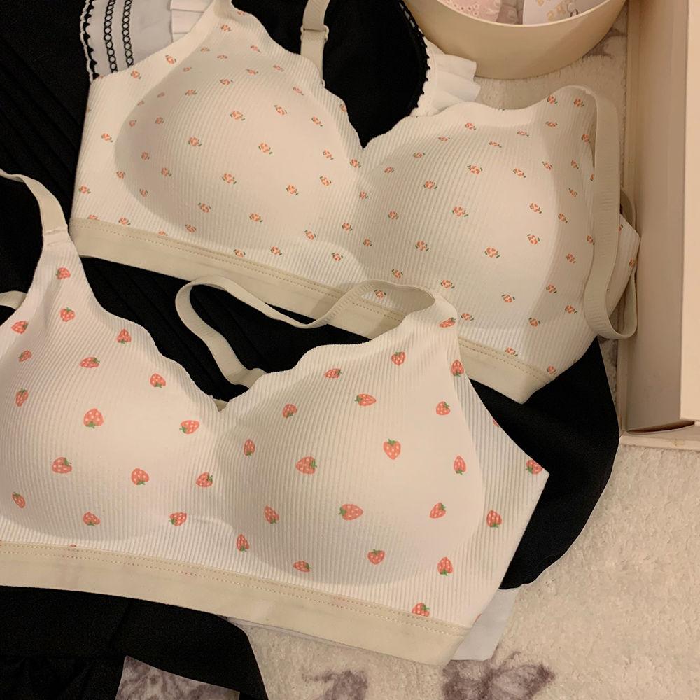 Cute Sweat Bras For Women Sling Push Up Underwear Women Fashion Lingerie Inner Wear Sexy Tank Vest