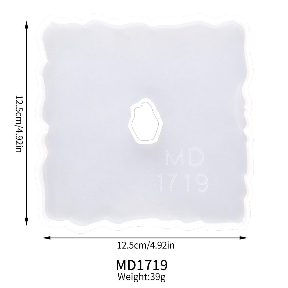 Cloud Wave Silicone Resin Coaster Mold