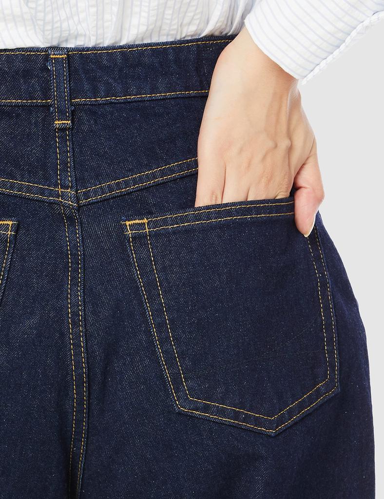 Something Roomy Slim Jeans In Indigo Blue W-FRONT [Made Japan] Women's