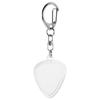 Picks Size Case Guitar Pick Keyring Transparent Guitar Pick Keychain  Jewelry Gift