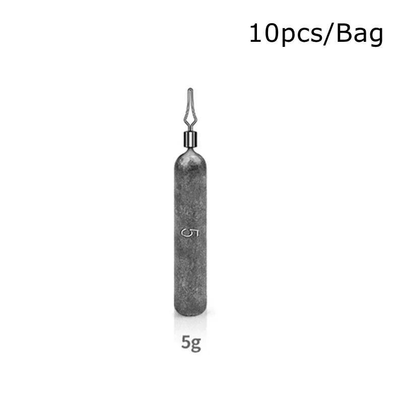 10pcs/lot Fishing Weight Sinkers 3.5g 5g 7g 10g 14g 20g Soft Bait Sinker Bass Fishing Tackle Accessories