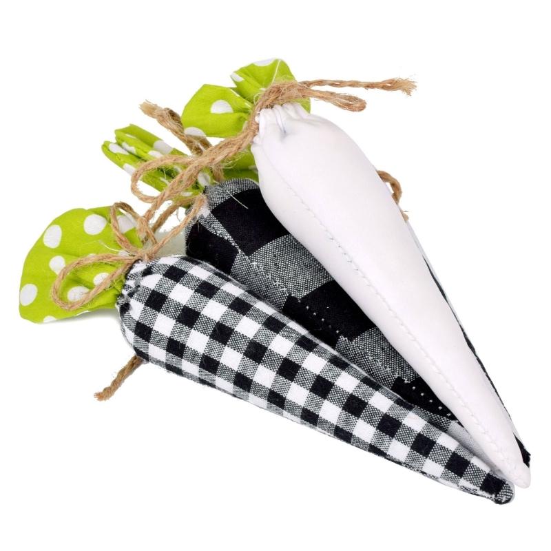 Easter Festive Fabric Carrot Ornament Enhances Holiday Easter Party Happy Easter Day Decorations