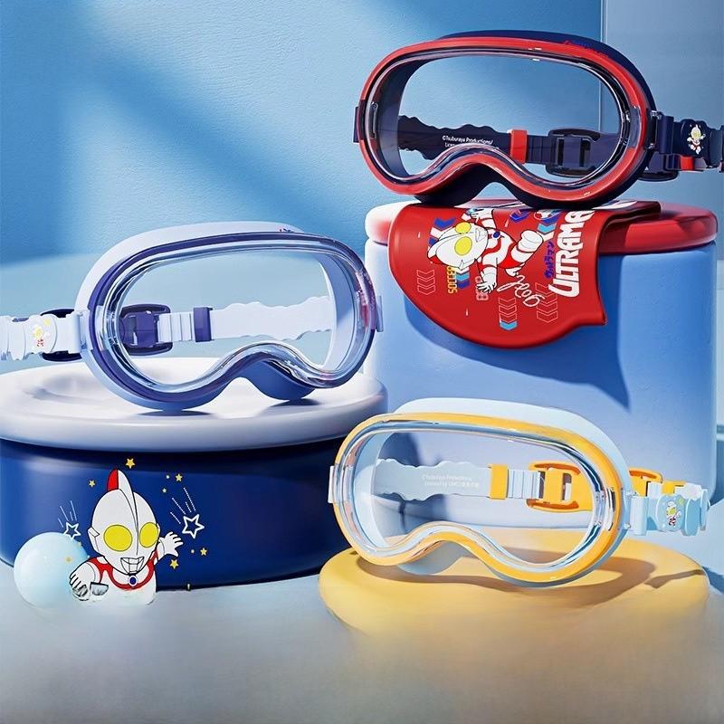 Ultraman Childrens Swimming Goggles With Waterproof Pc Lenses For Kids Recreational Swimming